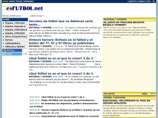 Screenshot sito: esFutbol.net
