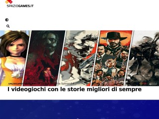 Screenshot sito: SpazioGames