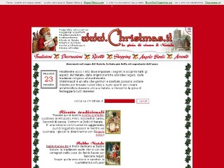 Screenshot sito: Christmas.it