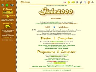 Screenshot sito: Giobe2000 