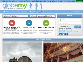 Screenshot sito: GlobeMy.com  