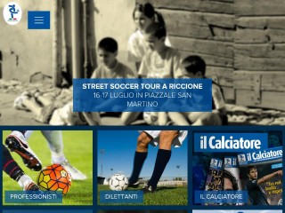 Screenshot sito: AssoCalciatori.it