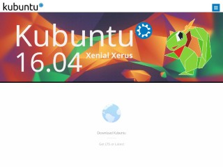 Screenshot sito: Kubuntu