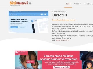 Screenshot sito: SitiNuovi.it