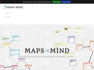 Screenshot sito: Maps Of Mind