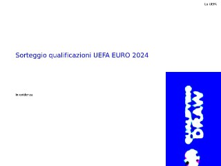 Screenshot sito: Uefa Europei