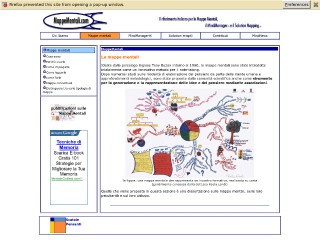 Screenshot sito: Mappementali.com
