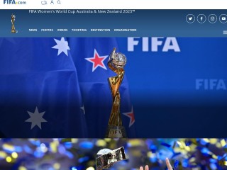 Screenshot sito: Mondiali di Calcio Femminile