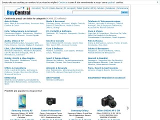 Screenshot sito: BuyCentral.it