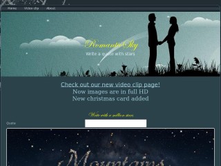 Screenshot sito: RomanticSky
