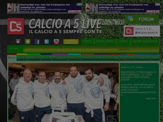 Screenshot sito: Calcioa5live.com
