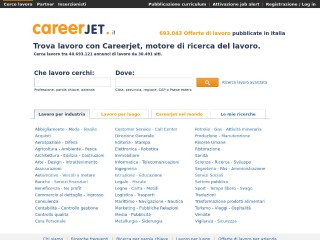 Screenshot sito: Careerjet